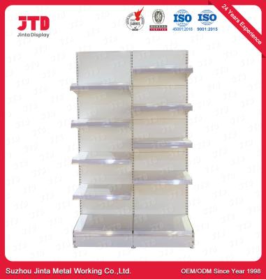 China 3FT 6FT Supermarket Display Shelving 80kgs 5 Tier White Shelf for sale