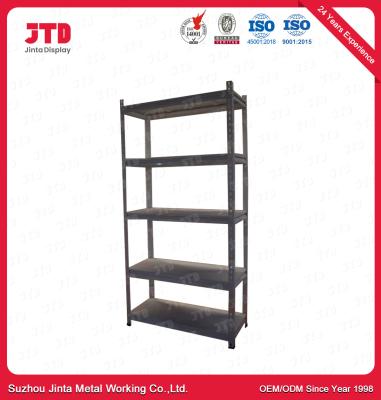 China 150kg Per Layer Boltless Metal Shelving 40cm 120cm MDF Board Shelf for sale