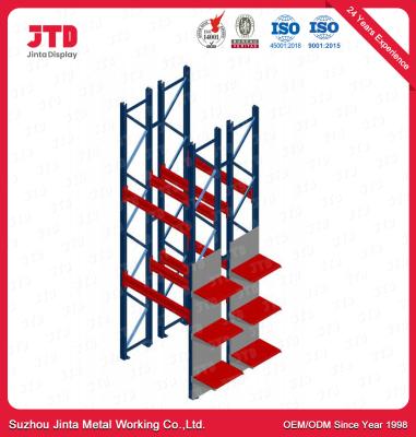 China 3 Tonnen Lager-Metall-beansprucht ISO9001 3 Fuß breite beiseite legende Einheit stark zu verkaufen