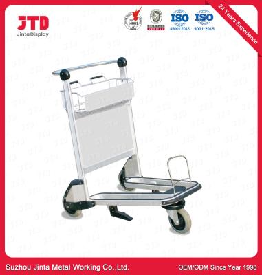 China OEM Luggage Cart Trolley Hand Brake Aluminum Alloy Three Wheel for sale