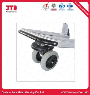 China ISO14001 Airport Luggage Trolley ODM 4 Wheel Cart With Handle for sale