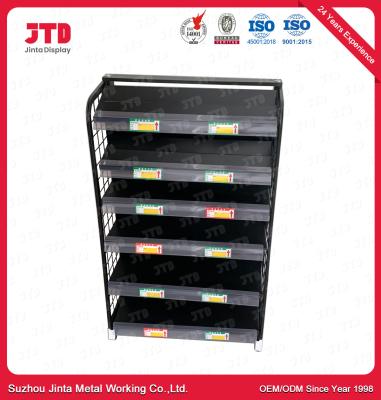 China Small Promotion Display Stands Steel Q195 1000mm Supermarket Display Shelf for sale