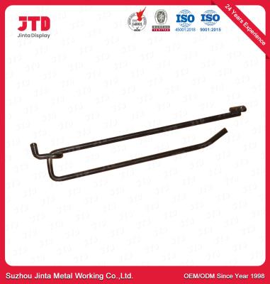 China Chrome Finished Supermarket Shelving Accessories 450mm 8.0mm Double Wire Hooks for sale