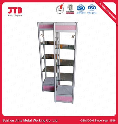 China Special Shape 4 Layers Supermarket Display Shelving For Showroom for sale