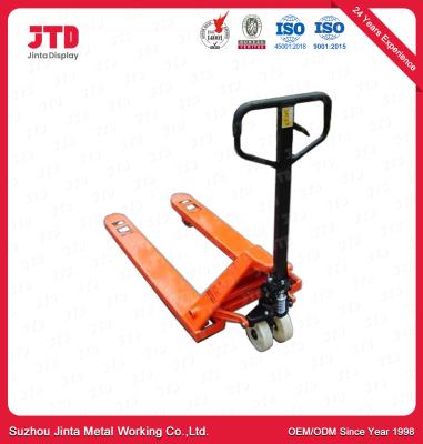 China Manual Forklift Hydraulic Hand Pallet Truck 85mm Height for sale