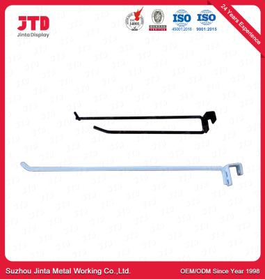China Supermarket Shelving Accessories 300Mm Wire Hooks Powder Coat for sale