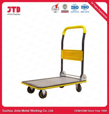 China Supermarket Accessories Folding Hand Trolley 150kg - 300kg Load for sale