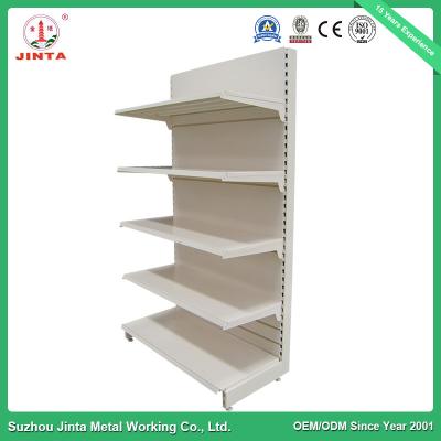 China Powder Coated Finish S50 Shelving 50mm Pitch Shelving System Supermarket display shelving for sale
