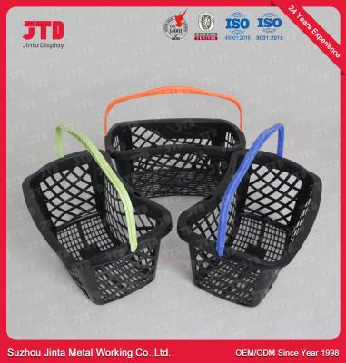 China Double Handle Carrying Shopping Basket 22L With Customer LOGO for sale
