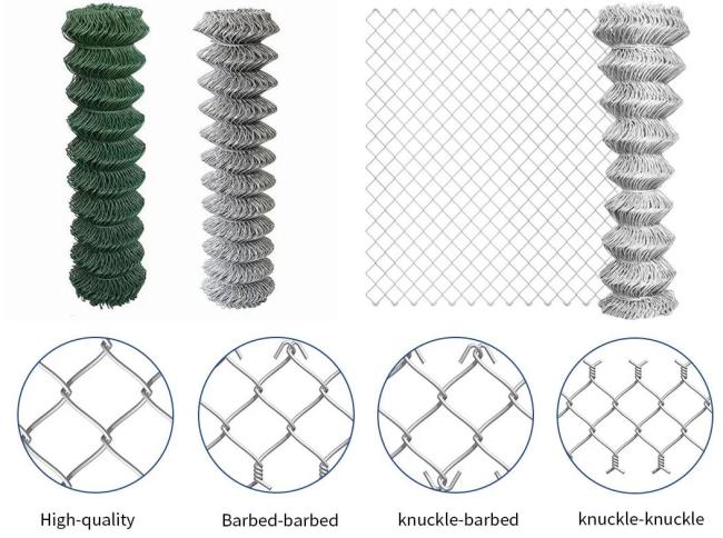 2.5mm-3.0mm Hot DIP Galvanized Chain Link Fence