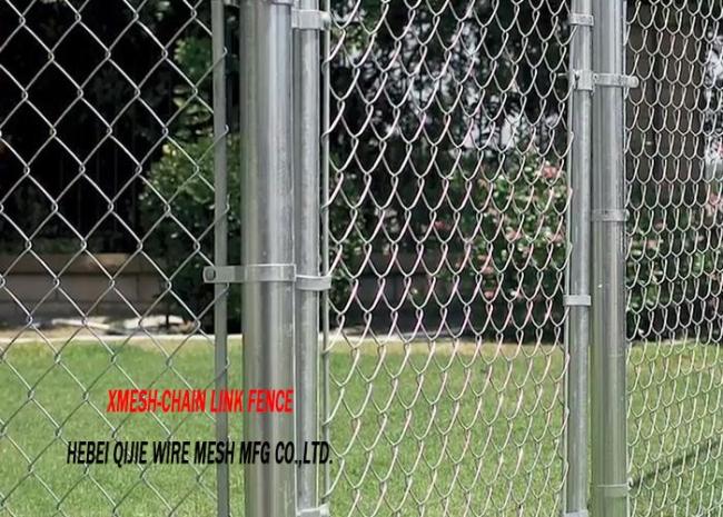 2.5mm-3.0mm Hot DIP Galvanized Chain Link Fence