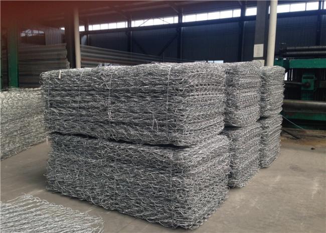 6x8cm Hole Seawall Protection Pvc Coated Hexagonal gabion basket for retainer wall