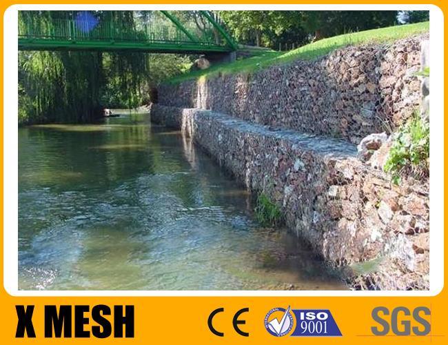 High Quality Galvanized Welded  Retaining Walls Stone gabion basket fence