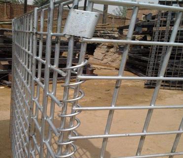 200x100x100 Cm Galvanized Welded Wire Stone Cage Gabion Basket