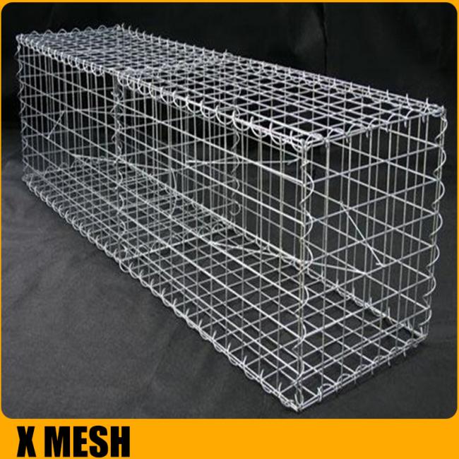 200x100x100 Cm Galvanized Welded Wire Stone Cage Gabion Basket