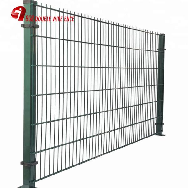 Quality high quality 2D Double Wire Fence 656 868 Mesh Fence Panel powder coated for sale