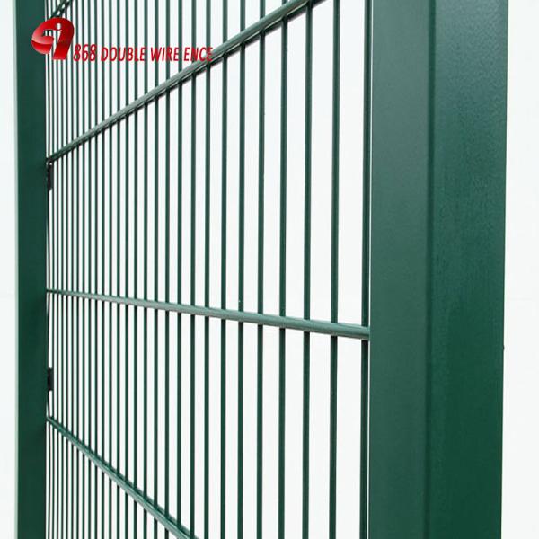 Quality high quality 2D Double Wire Fence 656 868 Mesh Fence Panel powder coated for sale