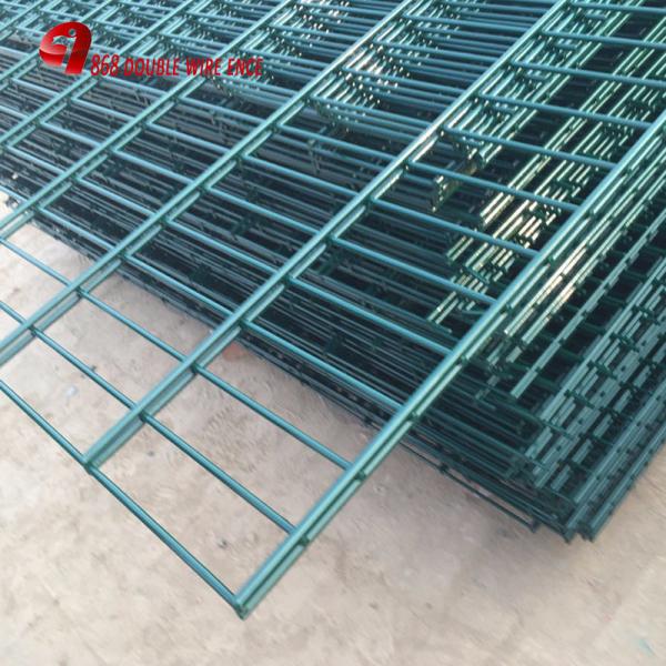 Quality Garden Used Metal 868 656 Double Wire Mesh Fence for sale