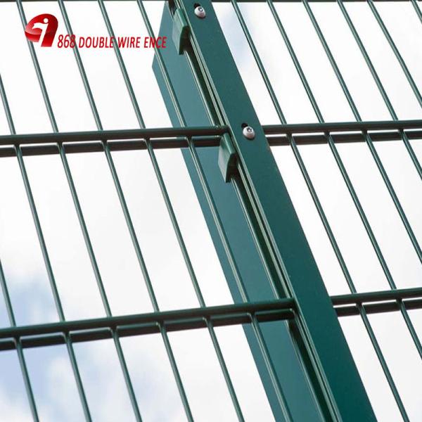 Quality Garden Used Metal 868 656 Double Wire Mesh Fence for sale