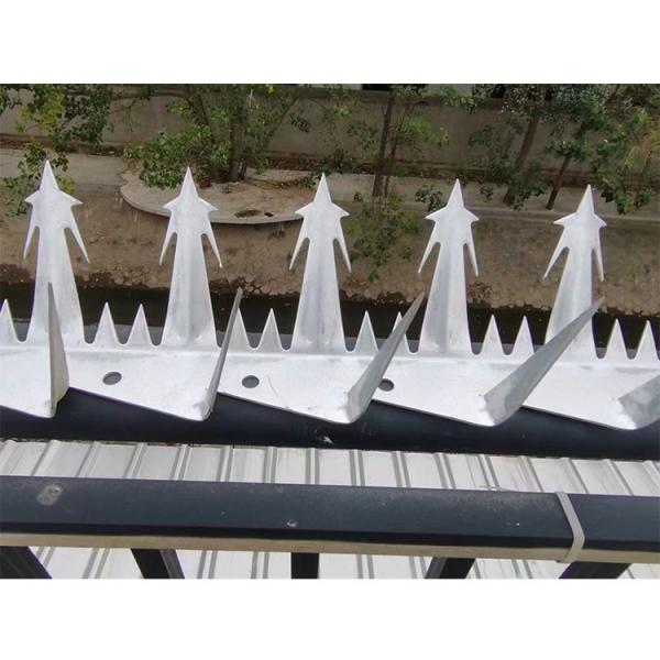 Quality Manufacturers Direct Selling Powder Coating medium size Anti Climb 2mm Wall Security wall metal fence spike for sale