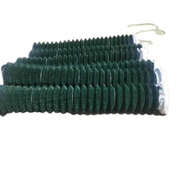 Quality 1.5m X 15m Per Roll PVC Coated Chain Link Wire Fence for sale