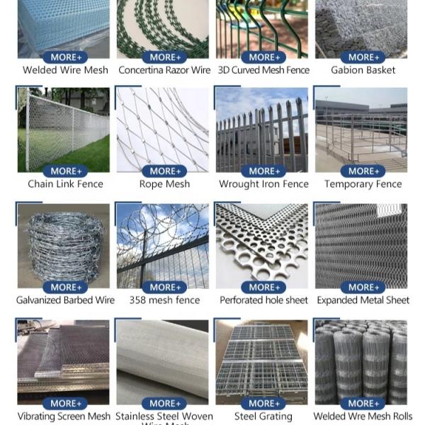 Quality Galvanized Welded Mesh Panel 6"x 6 Different Types Of Fencing Net Iron Welded for sale