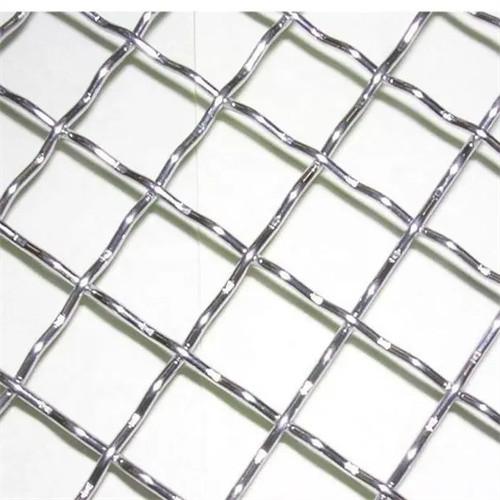 Quality Stainless Steel 304 Wire Mesh Woven Vibrating Screen Mesh Have Hook Crimped Wire Mesh for Mining for sale