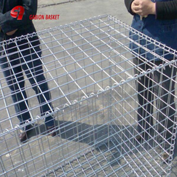 Quality High Quality Galvanized Welded Retaining Walls Stone gabion basket fence for sale