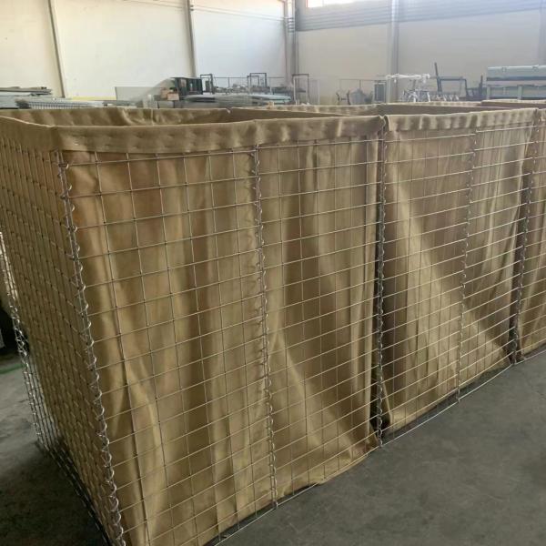 Quality 2023 hot sale Galvanized Welded Mesh Gabion barrier Defense Barrier defensive barrier for Blast Wall Bunker Shelter for sale