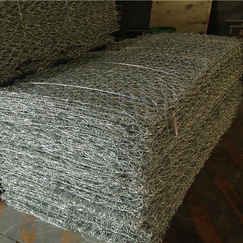 Quality 12*15cm 5 Twist Metal Gabion Mesh Basket Galfan Fine Mesh Metals Gabion Baskets for sale