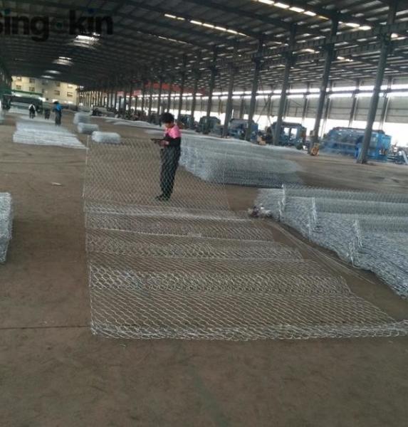 Quality 2x1x1m ASTM A975 Heavy Galvanized Gabion Box and Gabion Mattress for sale