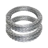 Quality Hot Sale Hot Dipped Galvanized Concertina Razor Barbed Wire Mesh High Strength for sale