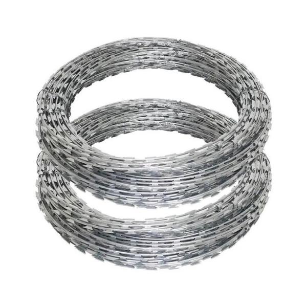 Quality Hot Sale Hot Dipped Galvanized Concertina Razor Barbed Wire Mesh High Strength Barbed Iron Wire Mesh for sale