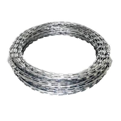 China High Quality Hot Dipped Galvanized Diamond Razor Barbed Wire Mesh Anti Climb Welded Concertina Blade Razor Wire Fence for sale