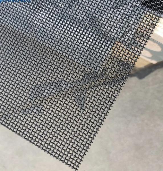 Quality Black Powder Coated Ss 316 Security Screen Mesh for sale