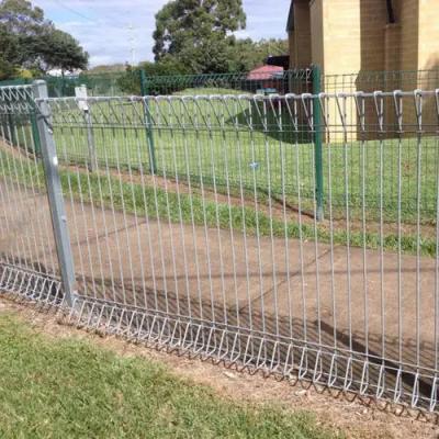 Quality Roll Top Triangle Bending Brc Welded Wire Mesh Fence for sale