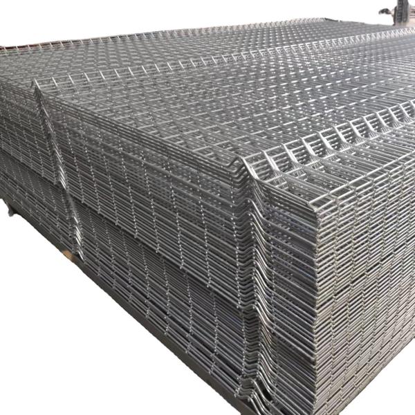 Quality Curved Mesh Fence Panels 2.1m High Colored Hot Dipped Galvanized Triangle Bending Steel Boundary Wall Welded Mesh Fence for sale