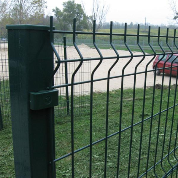 Quality Heavy Gauge Rigid commercial galvanized steel welded curved 3d wire mesh fence for sale