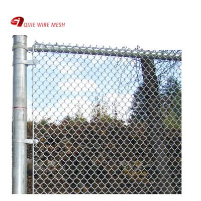 China 9 Gauge Wire Mesh 8 Sale 10ft Galvanized Chain Link Fence Metal Hot Dipped Galvanized Heat Treated Pressure Treated Wood Type for sale