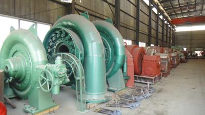 China PLC Controlled Pelton Hydro Turbine for Atmospheric Outlet Pressure and Automatic Operation for sale