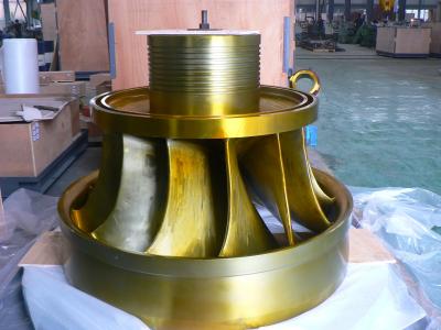 China High Power Output 2. Horizontal Water Turbine Generator for 57m Water Head for sale
