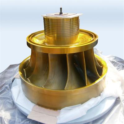 China Francis Water Turbine Runner Axial Flow Water Turbine Parts for sale
