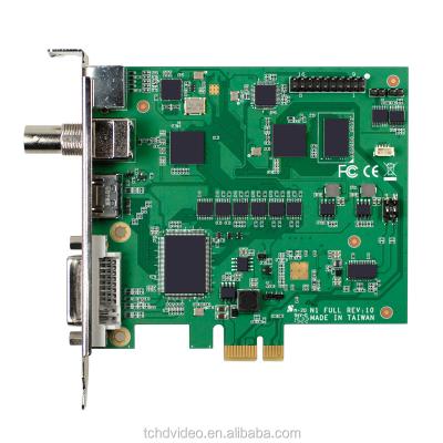 中国 1チャネルビデオキャプチャカード,SDI/DVI/CVBS入力 1080P60 PCIE SDKサポート 販売のため
