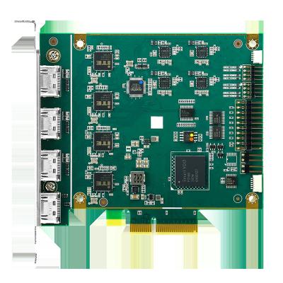 中国 4つのHDMI入力 4つのチャンネル H.264 PCIe 4Uビデオキャプチャカード 1920x1080P60解像度 販売のため