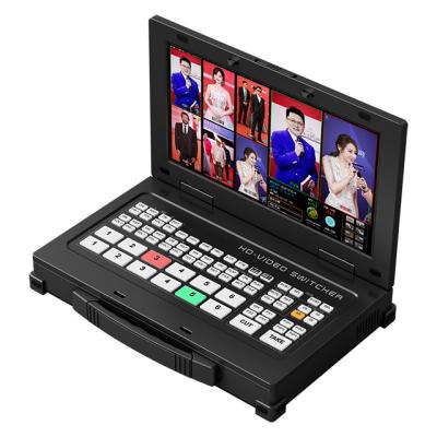 China 6 Channels HDMI Live Streaming Video Switcher Studio For Church for sale