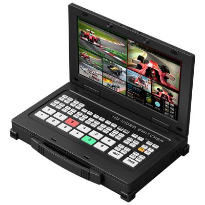 China 6 Channel Portable Multi Format Live Streaming HDMI Video Mixer PIP And Encoding for sale