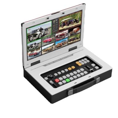 China 8 Channel HD Video Switcher For Church Live Streaming With IPTV Support And IP Output for sale