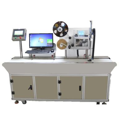 China Wood Packaging Material Labeling Machine for WPL9000 l Food Processing Weigh Barcode Scale for sale