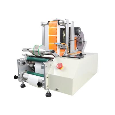 China Textiles Semi Auto Labeling Machine for Small Production of Wine and Beer Bottles 220V for sale