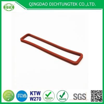 China Food Grade Silicone Rubber Seals 3D AQL 1ppm Round Rectangular Rubber Gasket for sale